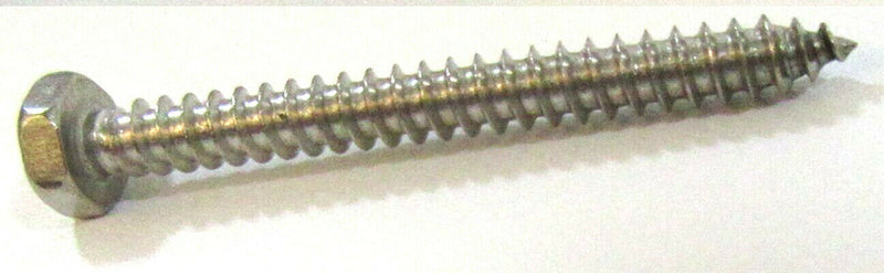 4.2mm x 45mm Hex Head Self Tappers Stainless Steel Tapping Bolt Head Driver Bit