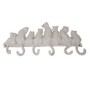 Cast Iron Cat Tails Key Rack Key Hook Coat Wall Hook Metal Rustic Vintage