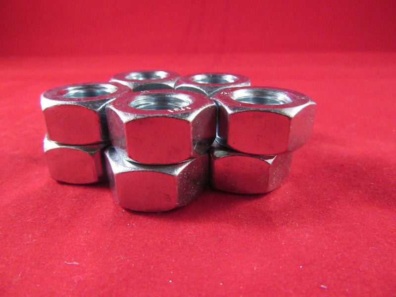 M14 Standard Metric coarse 2.0 Pitch  METRIC HEX FULL NUTS ZINC PLATED QTY 10