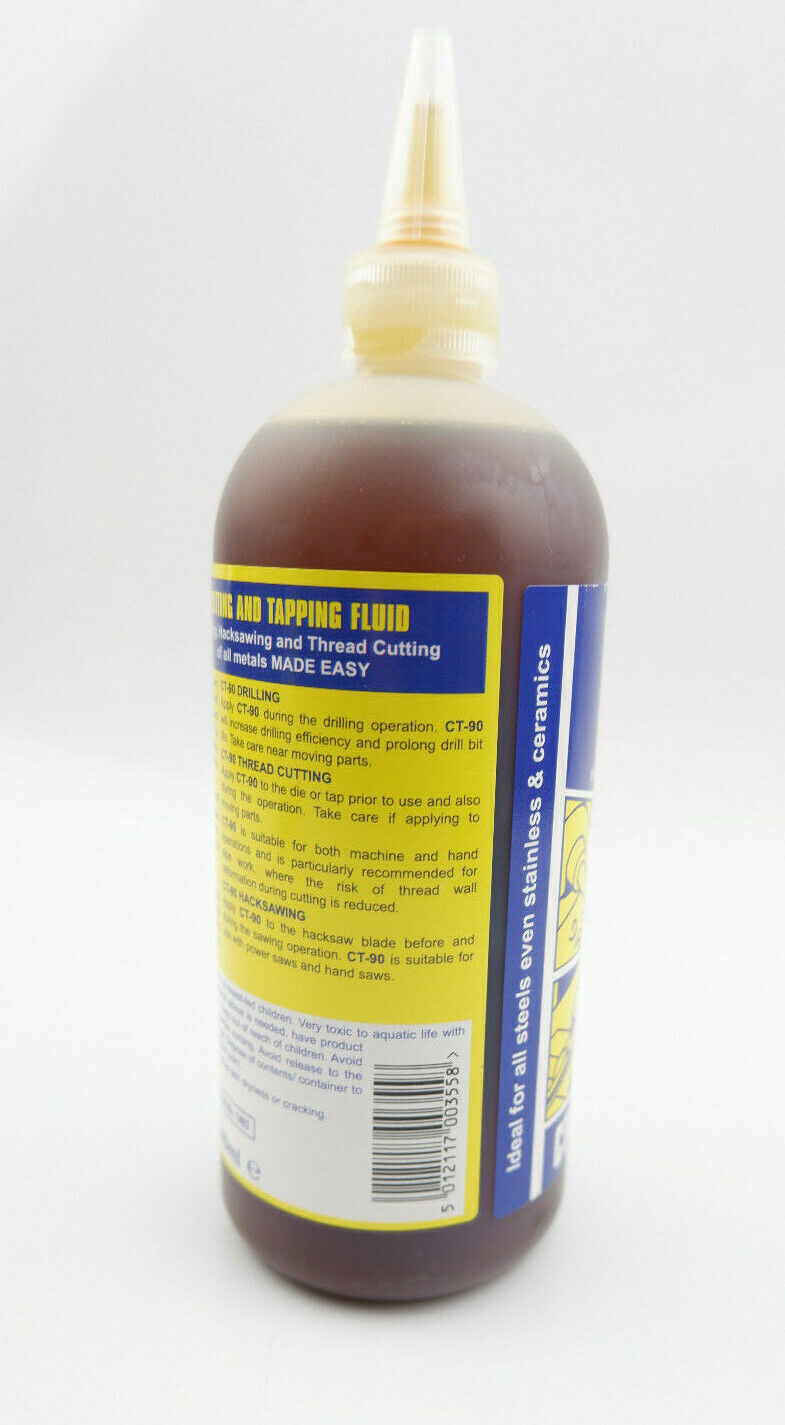 1 bottle of CT-90 Fluid and 1 Tin of CT-90 Compound cutting and tapping solution