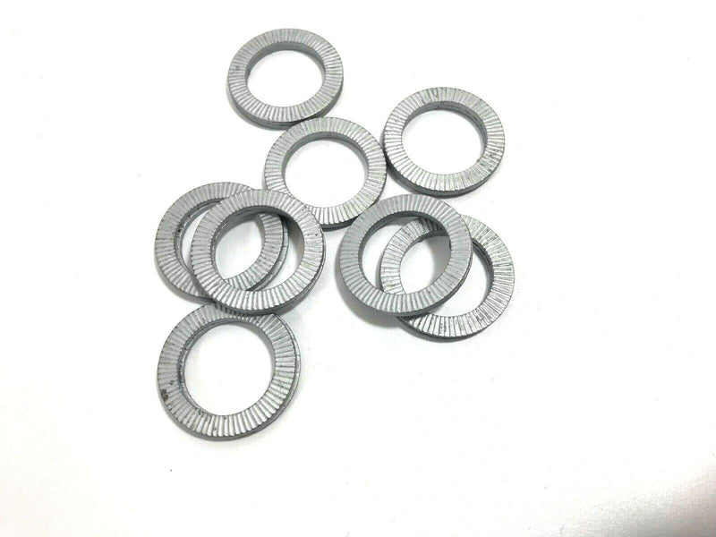 M12 12mm Helico Nord Lock type Wedge lock Washers Steel Delta Protekt DIN 65151