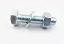 grade 8.8 M12 x 50 sets setscrews fully threaded bolts zinc plated Pack of 12