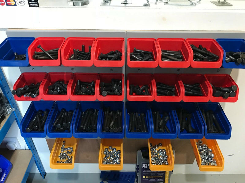 320 Piece M8 M10 M12 M14 Metric Fine 10.9 Grade High Tensile Nuts & Bolts Assortment Kit