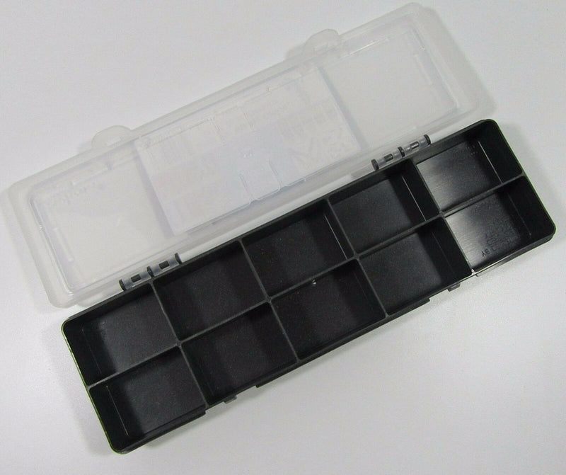 WHAM Plastic Storage Box Case Organiser Assorted Compartments Screw Bits