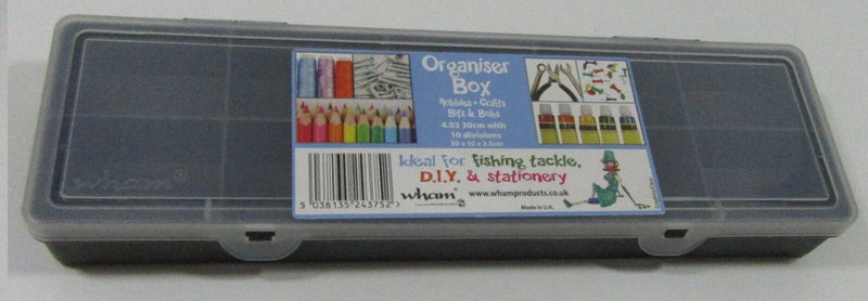 WHAM Plastic Storage Box Case Organiser Assorted Compartments Screw Bits