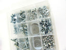 432 Piece grade 8.8 M4 M5 M6 M8 nuts and bolts assortment kit set box washers