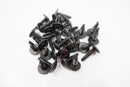 BLACK SELF DRILLING CAR INTERIOR PANEL SCREWS - SELF TAPPING ZINC