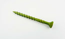TIMco GREEN DECKING SCREWS 4.5 x 50mm COATED POZI COUNTERSUNK CSK EXTERIOR PZ2