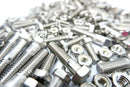 UNC 450+ Stainless Steel Hex Bolts, Nyloc Nuts & Washer Assorted Pack Kit A2