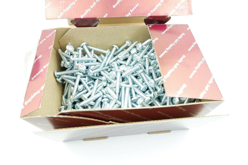 4.2 x 13 POZI PAN SELF TAPPING SCREWS ZINC PLATED POZIDRIVE TAPPERS