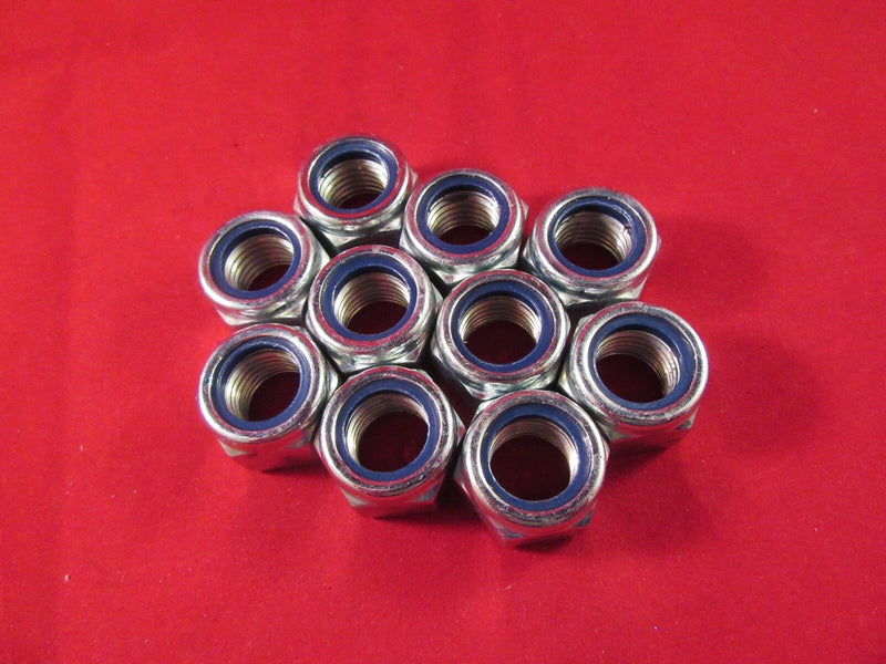 M16 16mm Nyloc Locking Lock Nylock Nuts P Type Steel Grade 8 Zinc Plated DIN 982