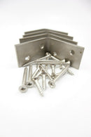 Taurus Stainless Steel Decking Handrail Bracket 50 x 50 x28mm + 16 Screws Kit