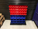 47 Piece Free Standing Storage Bin System DIY Garage Organiser