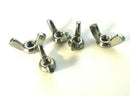 A2 Stainless Steel Wing Nuts To Fit Our Stainless Bolts & Studding M3/4/5/6/8mm
