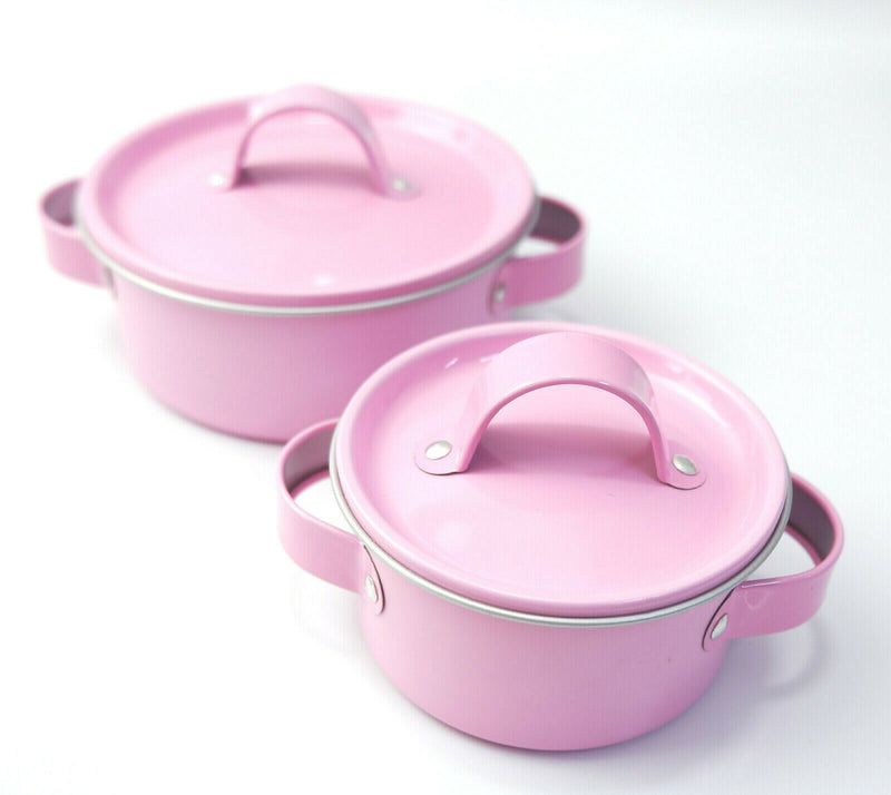 Sass and Belle Children Toy TeaSet Cooking set Kitchen Suitcase Metal Tin