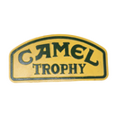 Small Camel Trophy Cast Iron Sign Plaque Wall Garage Petrol Workshop Challenge