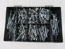 270 pc Self Drilling Screw Set Hex Head with sealing washer CR3 Zinc Assortment