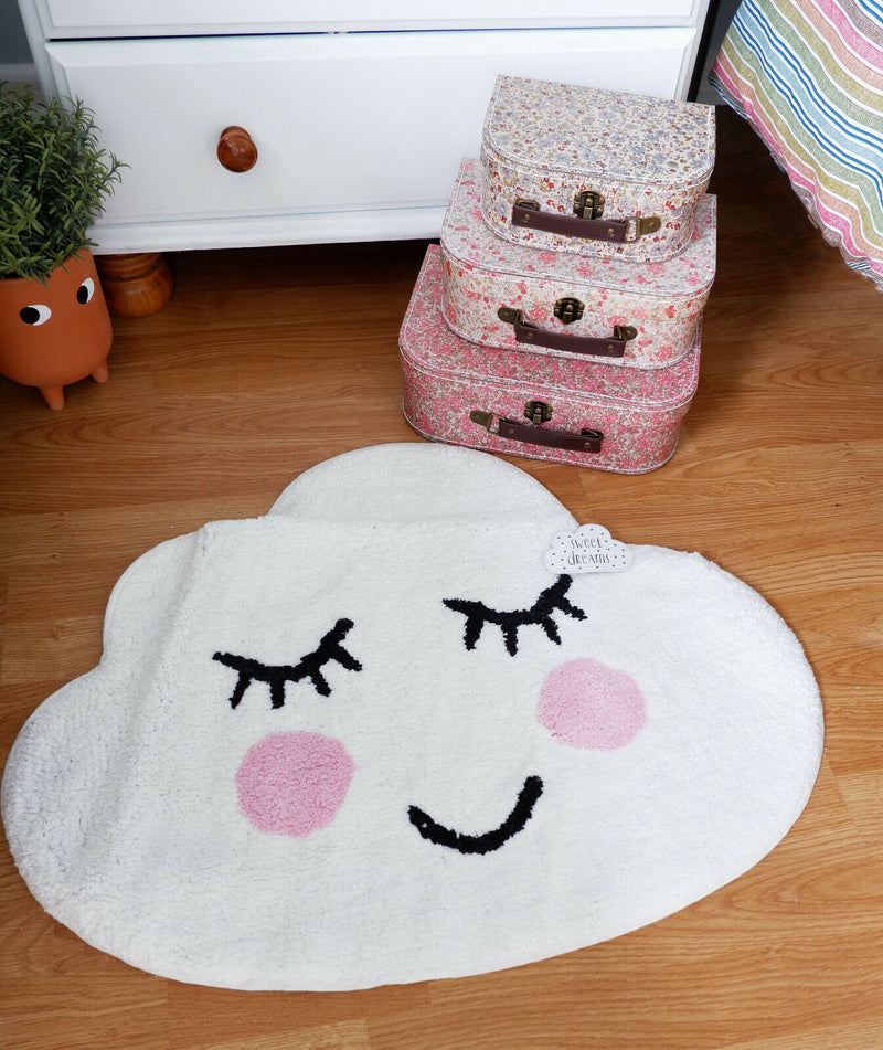 Sass & Belle Cotton Rugs Kids Childrens Bedroom Rugs Carpets Nursery Decor Gift
