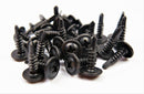 BLACK SELF DRILLING CAR INTERIOR PANEL SCREWS - SELF TAPPING ZINC