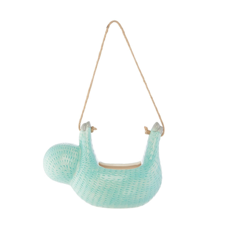 Sass & Belle Seymour Sloth Hanging Planter With String For Hanging