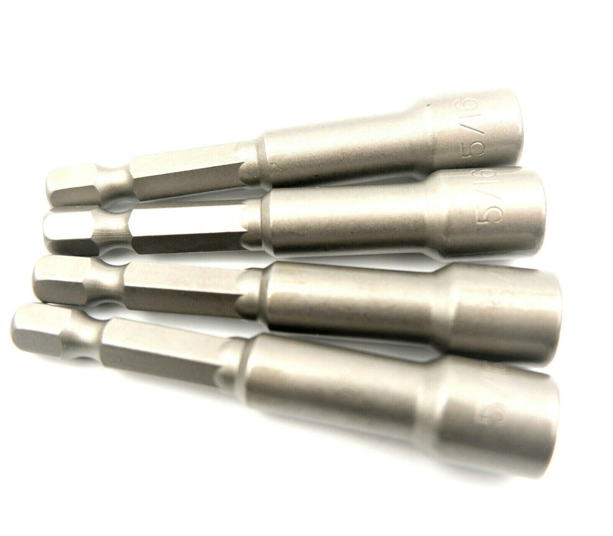 New 14pcs Power Nut Driver Drill Bit Set 5-12mm Hexagonal Shank Hex Nut