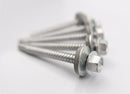 (Pack OF 300) 5.5 x 57mm Tech Screws for roofing & cladding self drill tek screw