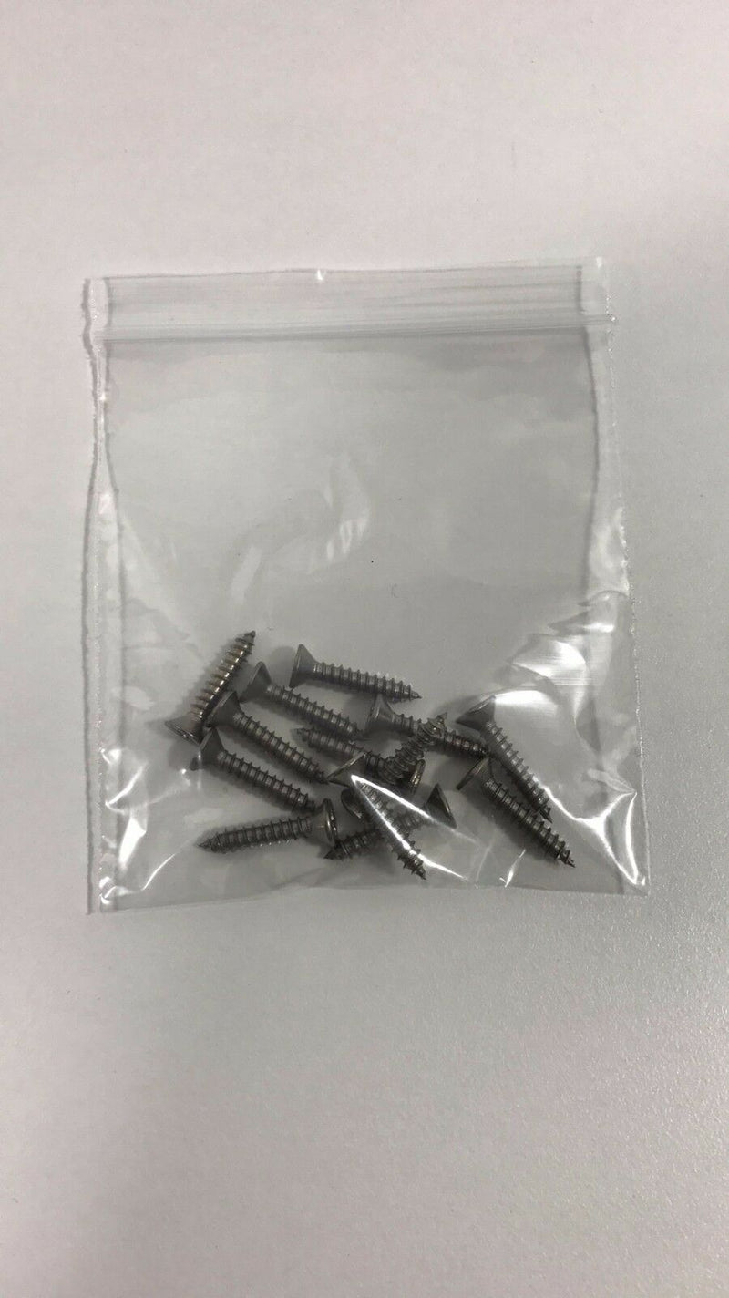 Caravan Awning Rail Screws Stainless Steel Camping Motorhome - Pack of 12 No.6g