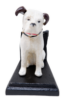 Cast Iron HMV Nipper Dog Bookends Ornament Terrier Figurine Books Cds Vinyls Lps