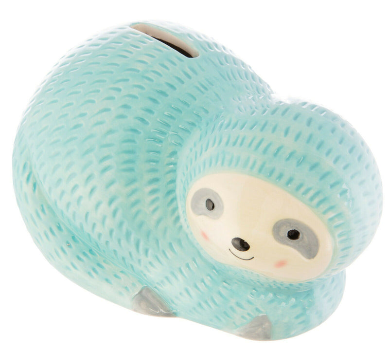 Sass and Belle Money Boxes Cash Coin Sloth Dog Cat Moon Sunflower Map Moneybox