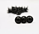 BLACK SELF DRILLING CAR INTERIOR PANEL SCREWS - SELF TAPPING ZINC