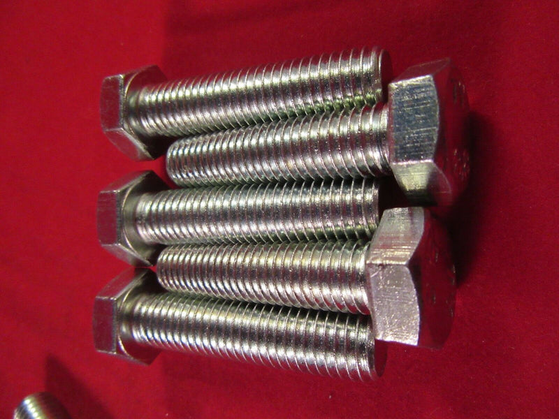 M12 x 50 FULLY THREADED SET SCREW GRADE 8.8 ZINC SCREW HEXAGON HEX HEAD BOLT