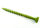 TIMco GREEN DECKING SCREWS 4.5 x 50mm COATED POZI COUNTERSUNK CSK EXTERIOR PZ2