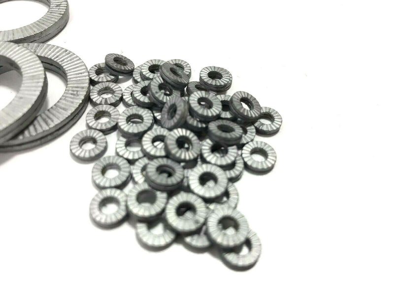 M8 8mm Helico Nord Lock Type Wedge Lock Washers Steel Delta Protekt DIN 65151