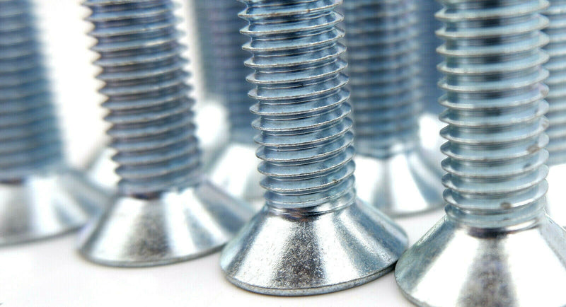 M10 x 30 COUNTERSUNK SCREWS HIGH TENSILE 10.9 ZINC ALLEN SOCKET BOLTS 10 x 30mm