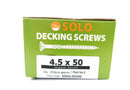 TIMco GREEN DECKING SCREWS 4.5 x 50mm COATED POZI COUNTERSUNK CSK EXTERIOR PZ2