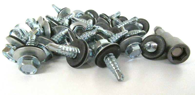 (10,000 Pack) 5.5 x 25mm Tech Screws for Roofing & Cladding Self Drill Tek Screw