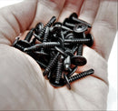 BLACK SELF DRILLING CAR INTERIOR PANEL SCREWS - SELF TAPPING ZINC