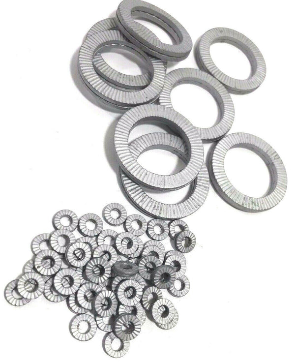 M20 20mm Helico Nord Lock type Wedge lock Washers Steel Delta Protekt DIN 65151