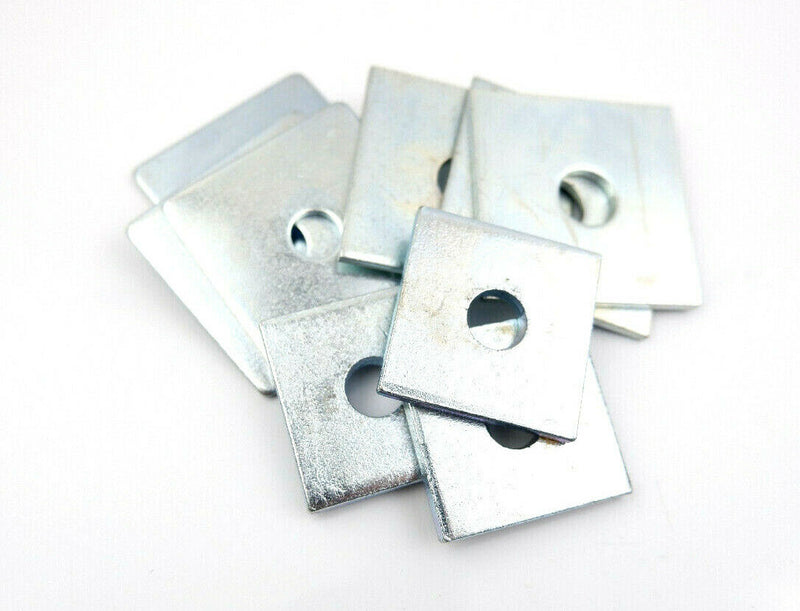 M12 x 40mm x 40mm x 3mm THICK SQUARE PLATE WASHERS ZINC PLATE M12mm x 40 x 40 x3