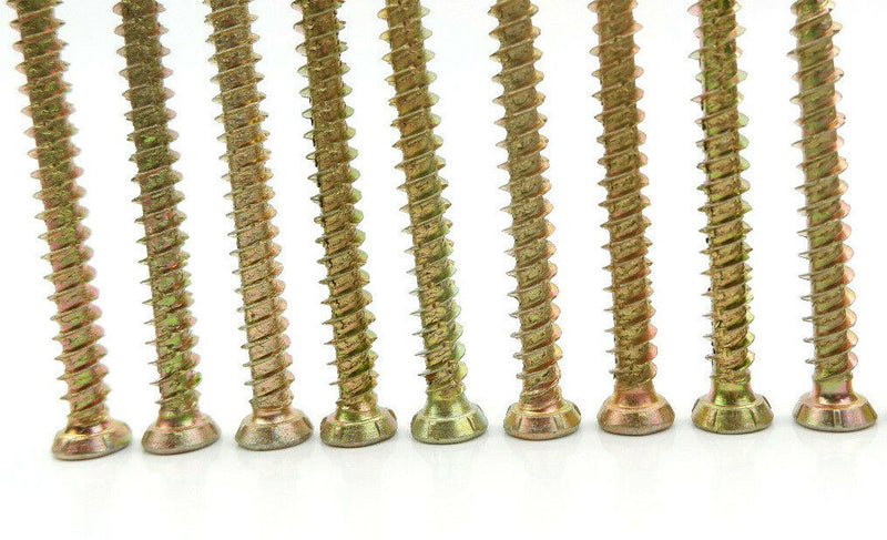 PACK OF 20 CONCRETE DOOR & WINDOW FRAME FIXING CONCRETE SCREWS & BIT, 14 LENGTHS