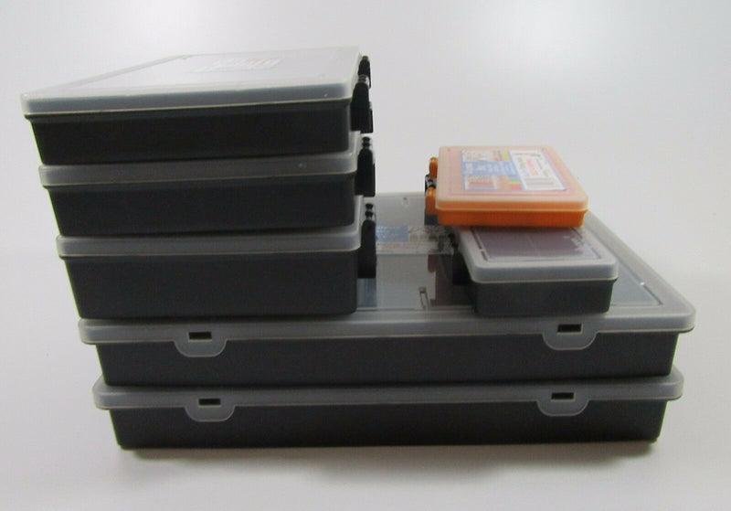 WHAM Plastic Storage Box Case Organiser Assorted Compartments Screw Bits