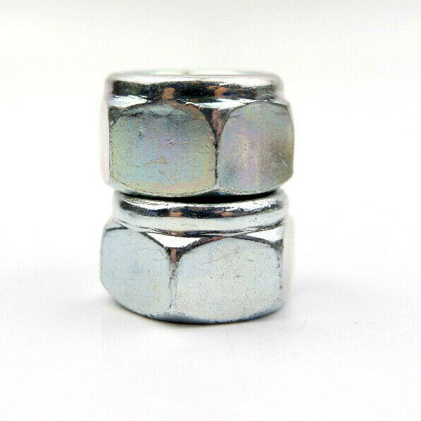 Metric Fine Extra Fine 10.9 Grade High Tensile Nyloc Nuts M8 To M24 Bright Zinc
