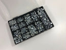 M6, M8, M10, M12, Hexago Nuts BZP, Fulluts & Nyloc Nuts Assorted Box 500 pcs