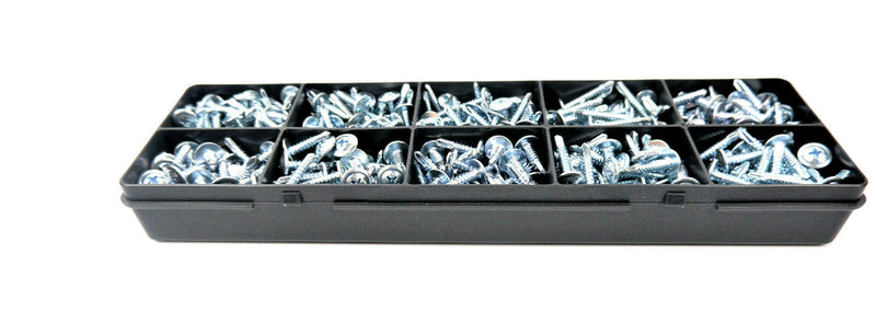 Wafer flange head self drilling Zinc FB Branded Screws Assortment kit box set