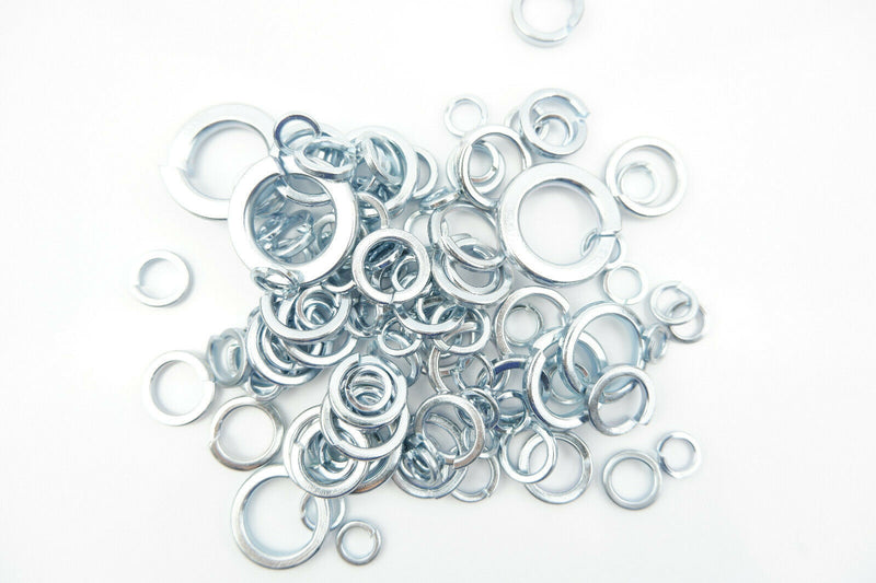 300 Grams of M6 M8 M10 M12 M14 M16 Spring Washers Washer Mixed Assorted Pack