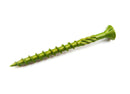 TIMco GREEN DECKING SCREWS 4.5 x 50mm COATED POZI COUNTERSUNK CSK EXTERIOR PZ2