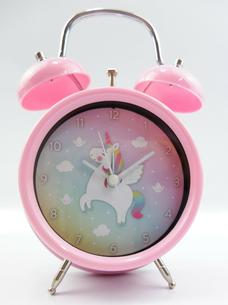 Alarm Clock for kids Bedroom, Lima Llama Rainbow Unicorn Cutie Cat Sass & Belle