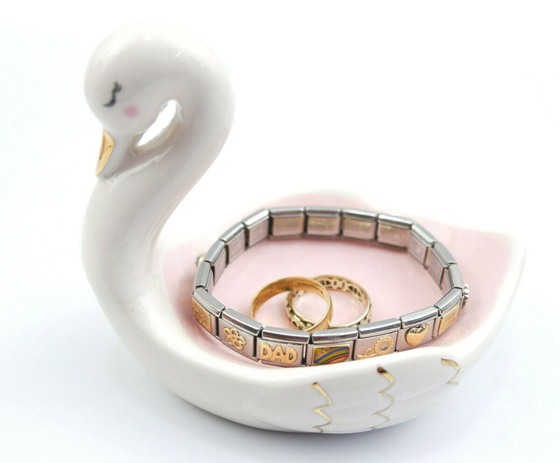 Ceramic Trinket Dish Holders Jewellery Key Rings Earring Coin Home Gift Ornament