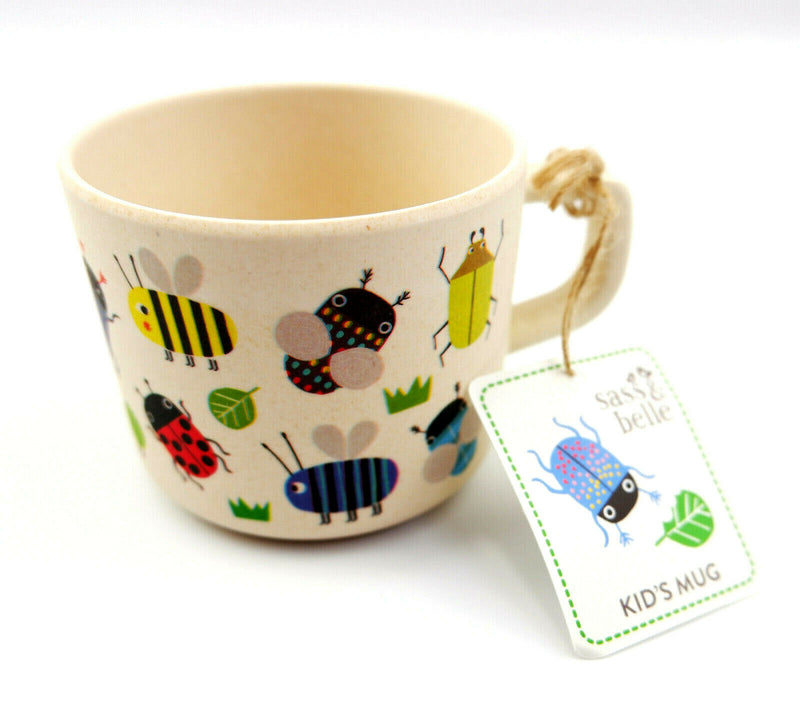 Eco Friendly Bamboo Composite Kids Cold Hot Drink Mug Cup Boys Girls Tableware
