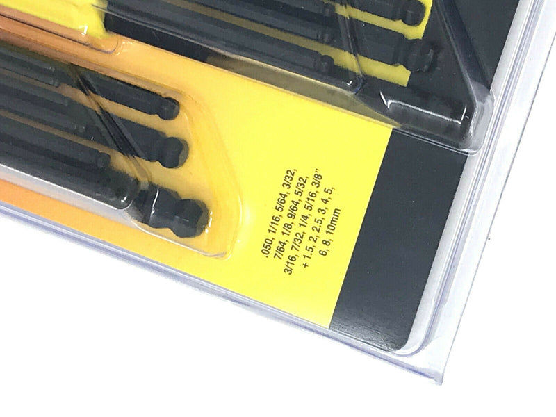 BONDHUS BLX22 20199 13 PIECE INCH / 9 PIECE METRIC BALL ENDED ALLEN HEX KEY SET